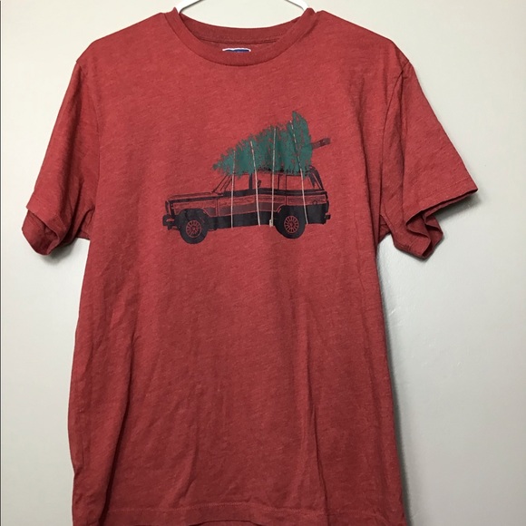 EUC  JCREW TEE.JEEP W/ CHRISTMAS TREE ON TOP 🙃 - Picture 2 of 7